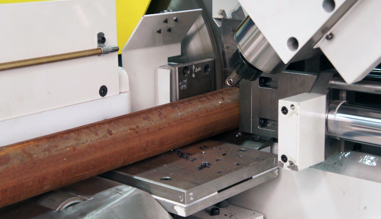 handle multiple process after or before high production metal sawing