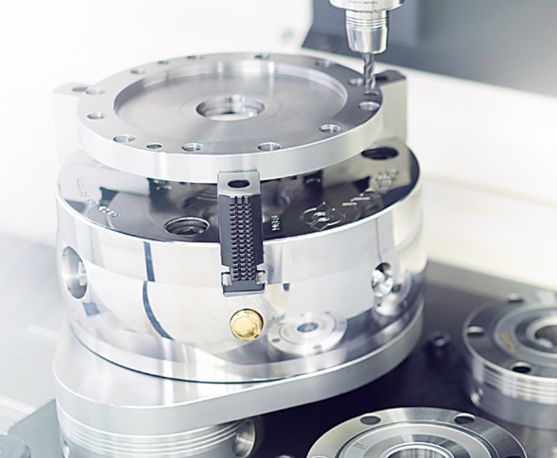 clamping technologies for lathes, machining centers, and grinding machines