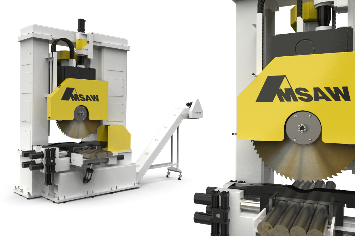 AMSAW V-Series Vertical Carbide Saw Machine